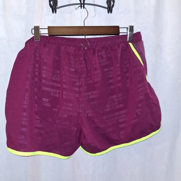 Old Navy Purple and Yellow Athletic Shorts Lightweight Elastic Waist - Picture 3 of 5